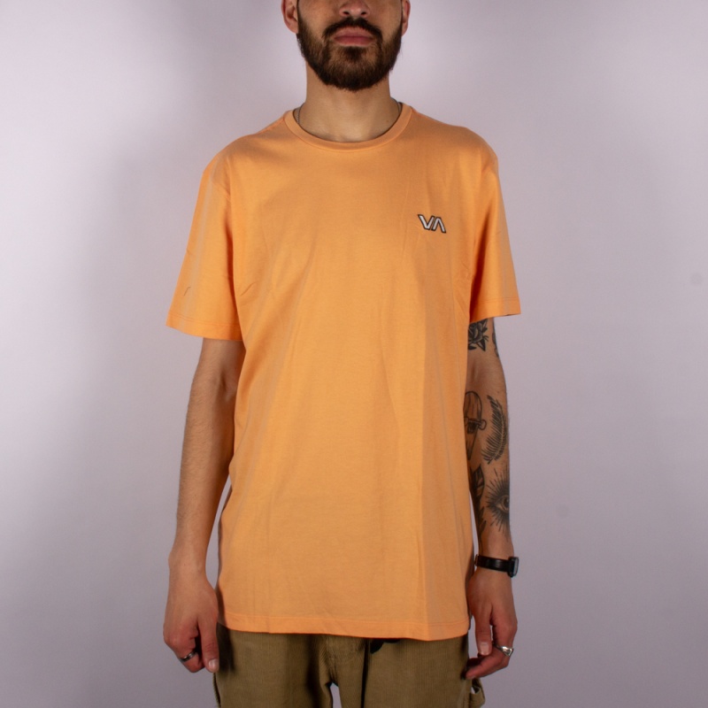 Camiseta RVCA Va Pigment Laranja